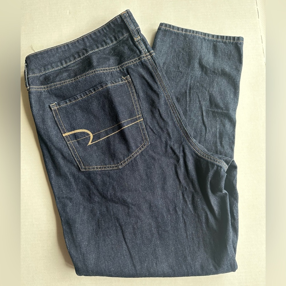 American Eagle Curvy High-Waisted Straight Leg Tom Girl Jeans Plus Size 18 NEW